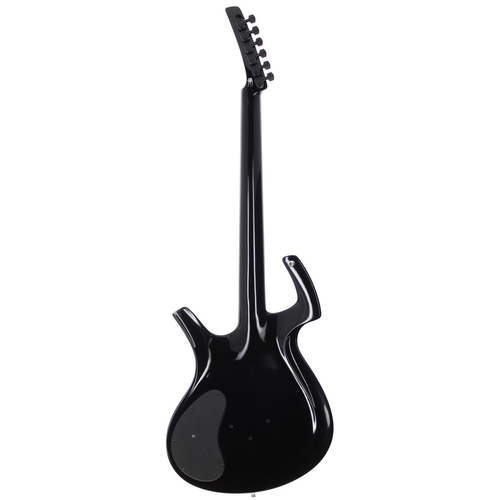 203 - 2003 Parker Fly electric guitar, made in USA; Body: black finish, a few minor scratches to back and ... 