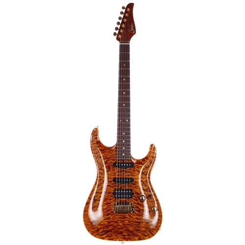 214 - Suhr Carve Top Standard electric guitar, made in USA; Body: Bengal finished three-quarter quilt mapl... 