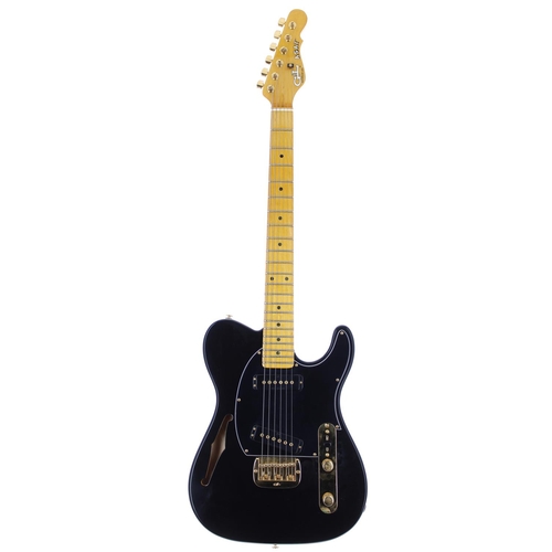 217 - G&L Asat Special semi-hollow body electric guitar, made in USA, probably 2003; Body: black finis... 