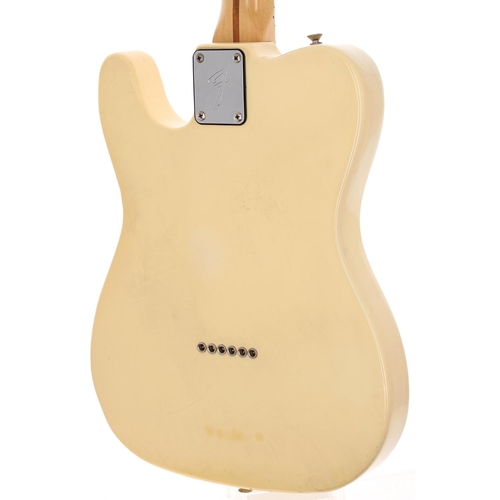 34 - 1977 Fender Telecaster electric guitar, made in USA; Body: blonde finish, some discolouration to bac... 