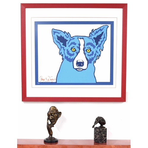 831 - George Rodrigue (American 1944-2013), 'Top Dog', limited edition print, signed and numbered 34/50, 3... 