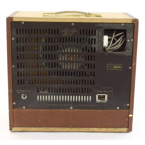 844 - 1960s Bird Golden Eagle 1 x 15 combo guitar amplifier, made in England*Please note: Gardiner Houlgat... 