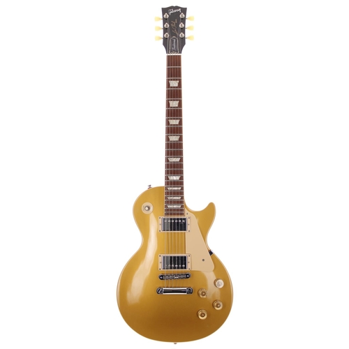 135 - 2008 Gibson Les Paul Traditional Gold Top electric guitar, made in USA; Body: gold top finish upon m... 