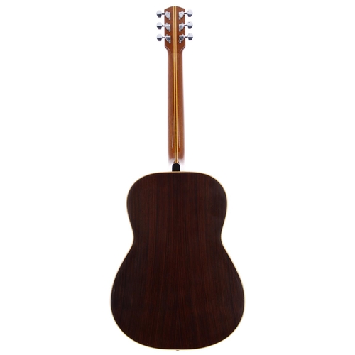 232 - 1979 Christopher William Woods acoustic guitar, made in England; Back and sides: Indian rosewood, a ... 