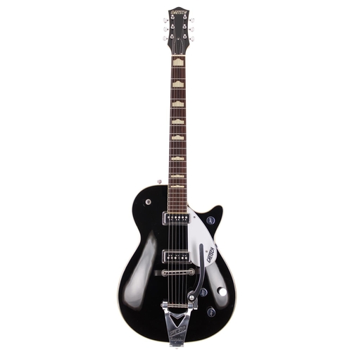 249 - 2008 Gretsch Duo Jet G6128TDS electric guitar, made in Japan; Body: black finish, minor marks to top... 