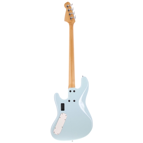 258 - Late 1990s Status Trace Elliott T-Bass guitar, made in England; Body: sky blue finish, hairline lacq... 