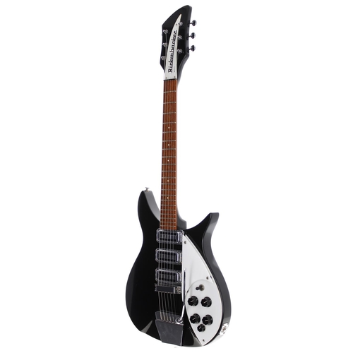 266 - 1988 Rickenbacker 325 V63 electric guitar, made in USA; Body: Jetglo finish, a few minor surface mar... 