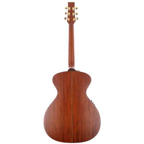 273 - JHS Vintage Gordon Giltrap Signature VE2000GG electro-acoustic guitar; Back and sides: mahogany; Top... 