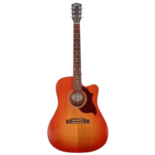 138 - 2019 Gibson Hummingbird Avant Garde Mahogany acoustic guitar, made in USA; Back and sides: mahogany;... 