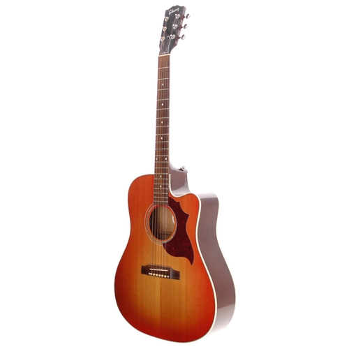 138 - 2019 Gibson Hummingbird Avant Garde Mahogany acoustic guitar, made in USA; Back and sides: mahogany;... 