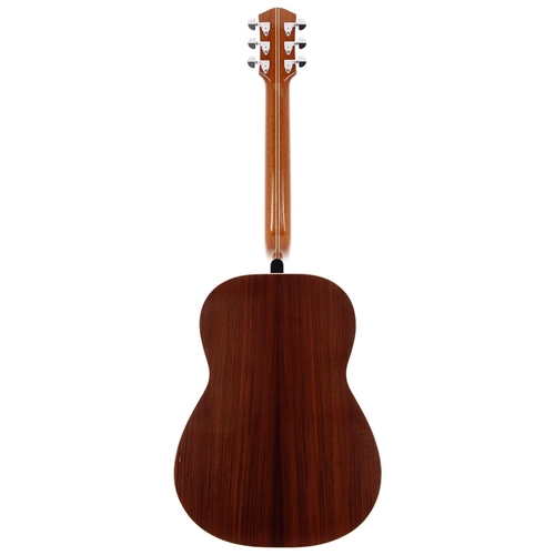 233 - 1999 Christopher William Woods acoustic guitar, made in England; Back and sides: Indian rosewood; To... 