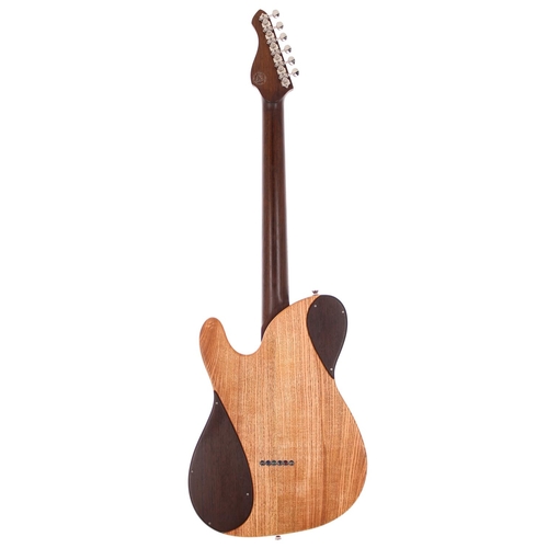 298 - 2016 Crimson Guitars Descendant CSDD88H electric guitar, made in England; Body: burr walnut top upon... 