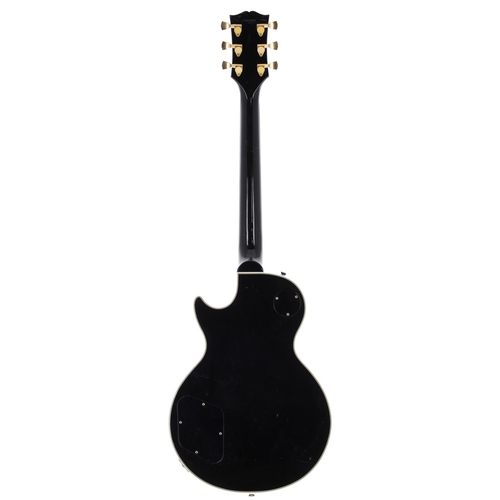 325 - 1997 Orville Les Paul Custom electric guitar, made in Japan; Body: black finish, surface scratches a... 