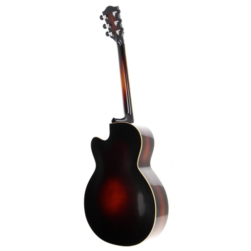 327 - 1984 Andy Manson Dove archtop guitar, made in Crowborough, Sussex, England; Finish: sunburst, minor ... 