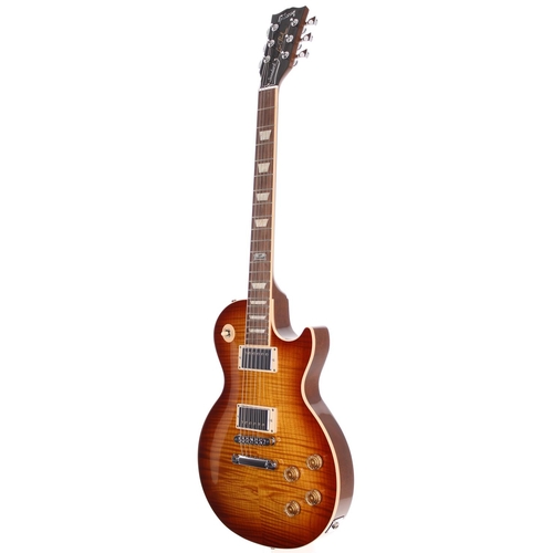 142 - 2014 Gibson Les Paul Standard 120th Anniversary electric guitar, made in USA; Body: T burst finished... 