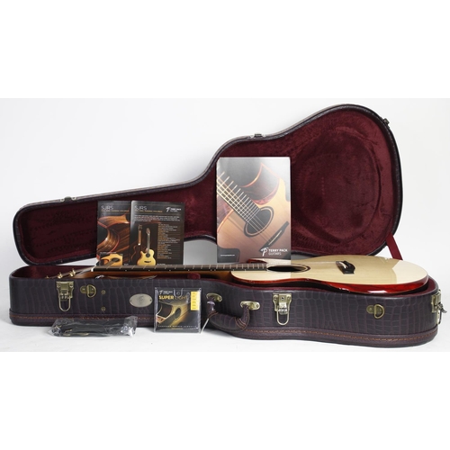 158 - 2023 Terry Pack SJRS acoustic guitar; Back and sides: solid East Indian rosewood, a few light surfac... 