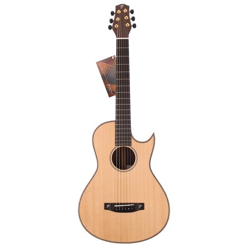 159 - 2022 Terry Pack PLRS acoustic parlour guitar; Back and sides: solid East Indian rosewood; Top: solid... 