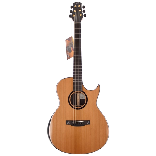 162 - 2022 Terry Pack OWC electro-acoustic guitar; Back and sides: solid wenge; Top: solid cedar; Neck: so... 