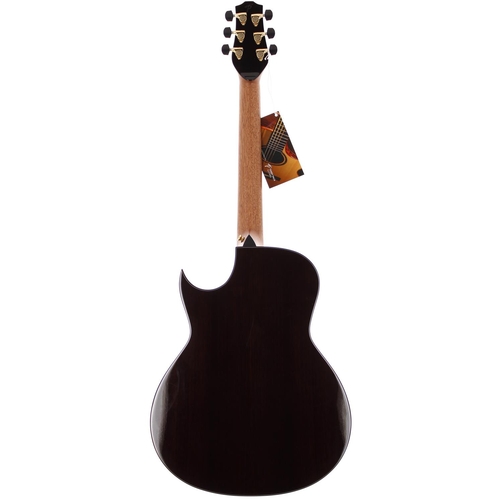 162 - 2022 Terry Pack OWC electro-acoustic guitar; Back and sides: solid wenge; Top: solid cedar; Neck: so... 