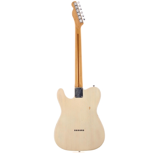 62 - 1969 Fender Thinline Telecaster electric guitar, made in USA; Body: see-through blonde refinish, hum... 