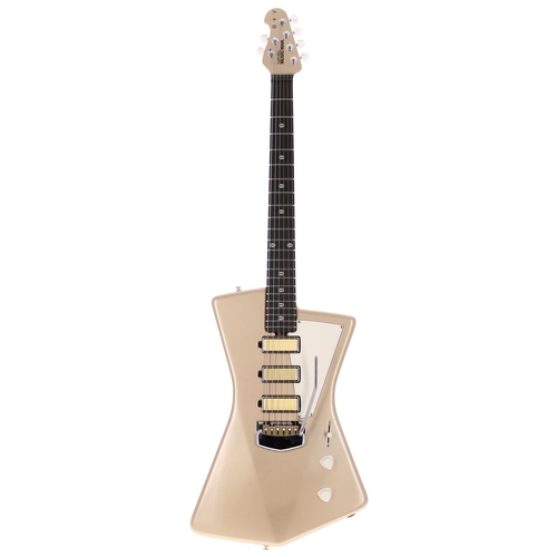 182 - 2022 Ernie Ball Music Man St Vincent Signature Goldie electric guitar, made in USA; Body: cashmere g... 