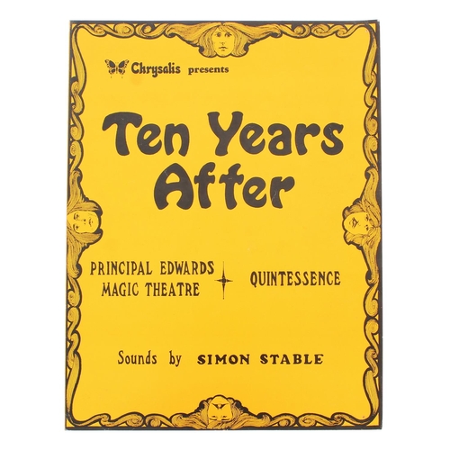 526 - Ten Years After - original 1969 Ten Years After with Principal Edwards' Magic Theatre and Quintessen... 