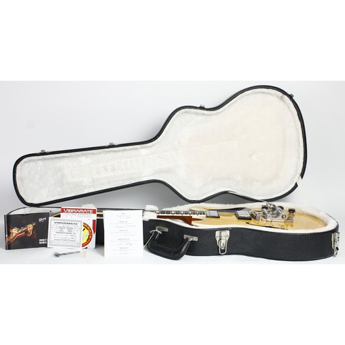 139 - 2012 Gibson Midtown Custom Bigsby semi-hollow body electric guitar, made in USA; Body: natural finis... 