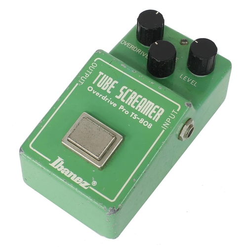 1980s Ibanez TS808 Overdrive Pro Tube Screamer guitar pedal, made