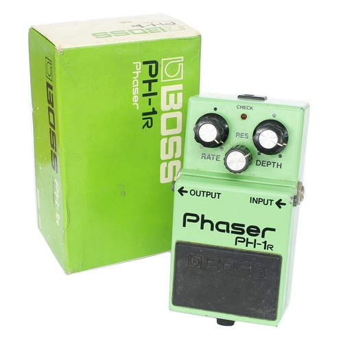 1109 - 1981 Boss PH-1R Phaser guitar pedal, made in Japan, black label, boxed*Please note: Gardiner Houlgat... 