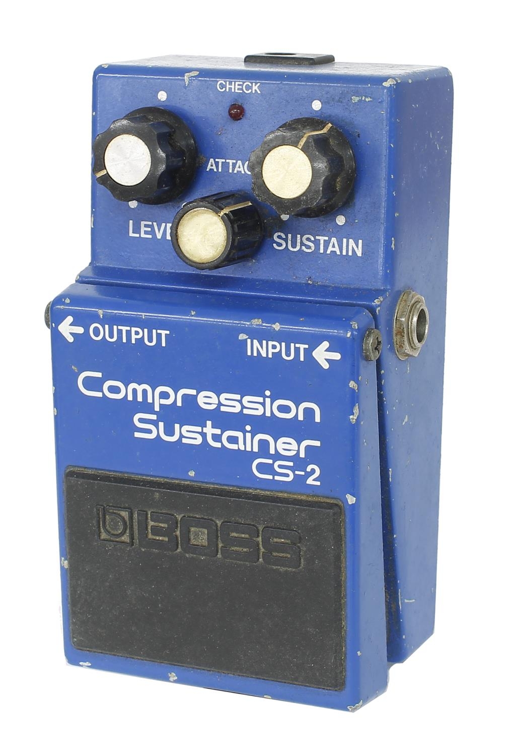 1981 Boss CS-2 Compression Sustainer guitar pedal, made in Japan