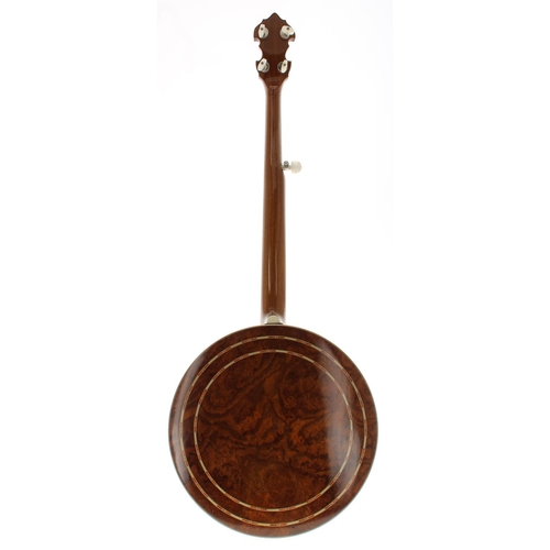 1503 - Good Gibson Mastertone RB4 five string banjo, bearing the maker's trademark oval sticker attached to... 