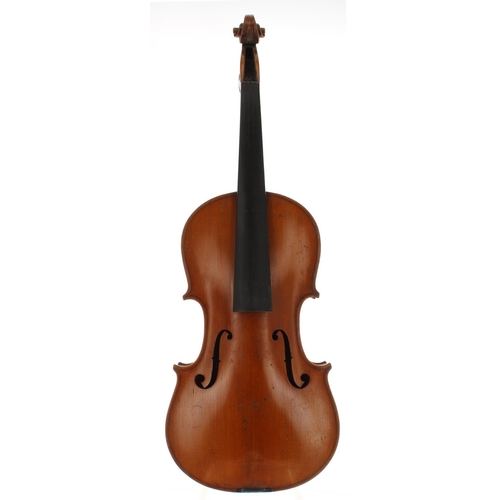 2003 - Good German three-quarter size violin circa 1920, 13