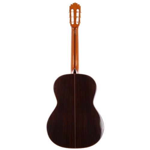 3526 - 1986 Manuel Rodriguez Model C classical guitar, made in Spain; Back and sides: Indian rosewood, a fe... 