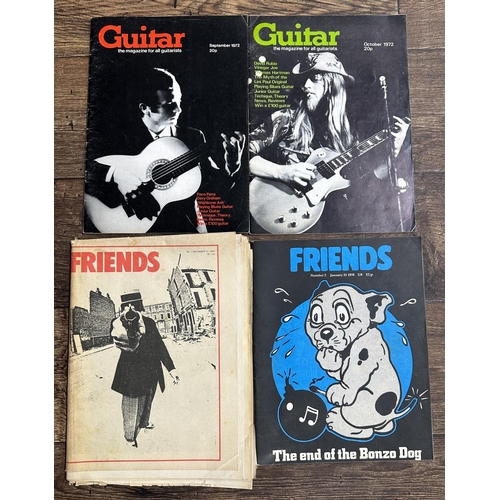 553 - Two editions of Friends magazine, December 1969 and January 1970; together with two 1972 editions of... 