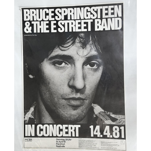 570 - Bruce Springsteen - collection of original promotional posters to include 'Wild and Innocent/Born to... 