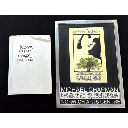 576 - Michael Chapman - original manuscript of Michael Chapman's 'Kodak Ghosts'; together with a promotion... 