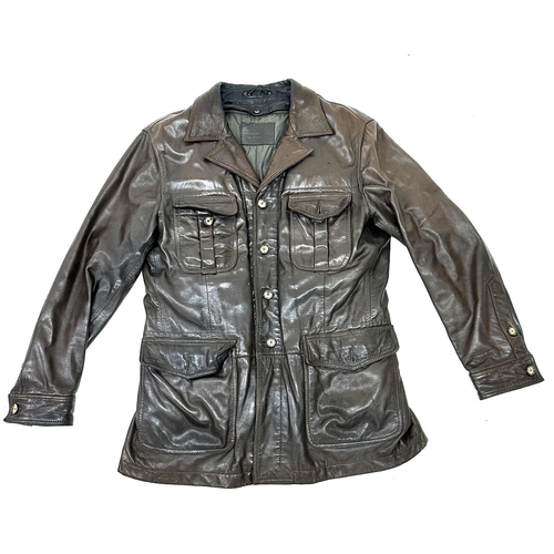 580 - Michael Chapman - Massimo Dutti soft leather buttoned jacket*One of Michael Chapman's favourite road... 