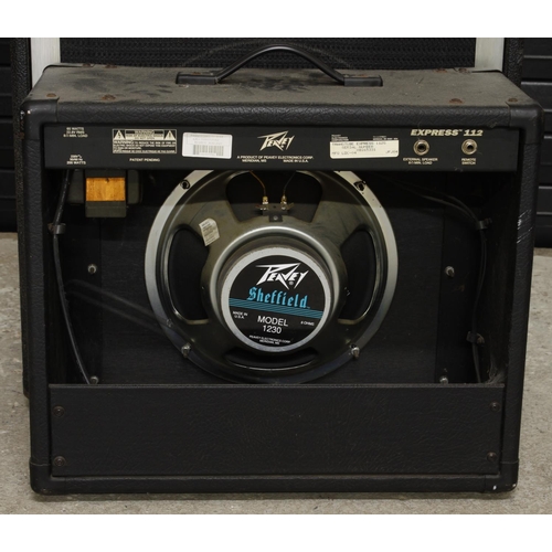 802 - Two Peavey guitar amplifiers to include a Combo 300 and an Express 112 (2)*Please note: Gardiner Hou... 