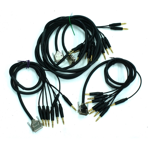 3048 - Four Mogami gold DB25 to jack multi-core cables*Please note: Gardiner Houlgate do not guarantee the ... 