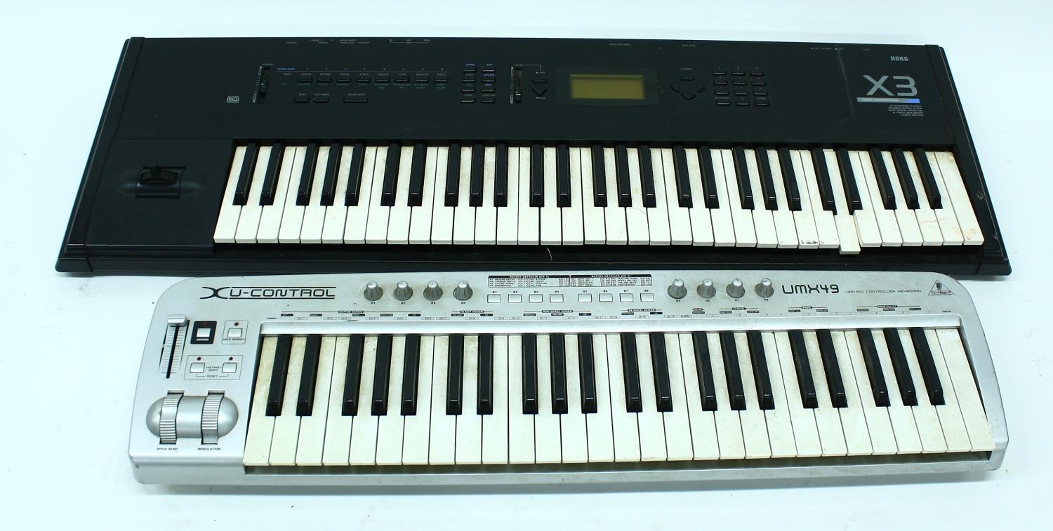 希少　ジャンク　KORG シンセサイザー X3 希少ジャンクKORG シンセサイザー X3