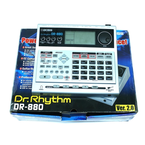 3280 - Boss Dr. Rhythm DR-880 Version 2 drum machine, boxed*Please note: Gardiner Houlgate do not guarantee... 