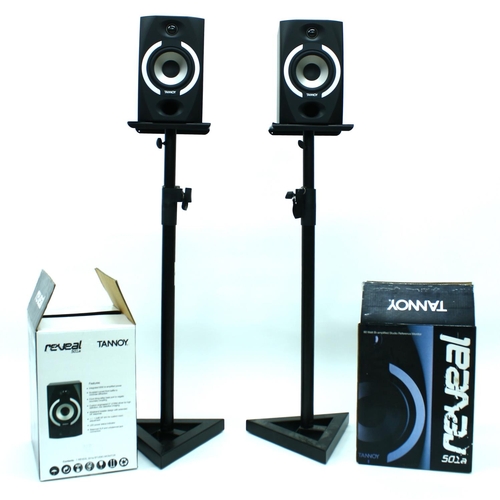 3283 - Pair of Tannoy Reveal 501A powered monitor speakers, boxed; together with a pair of Gear4Music speak... 