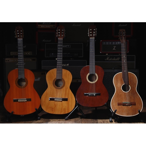 3528 - Yamaha G-235 II classical guitar; together with a Valenciana classical guitar, a Hokada 3337 small b... 