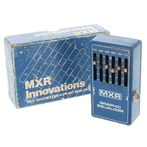 1231 - Michael Chapman - MXR Graphic Equalizer guitar unit, with original box*The Michael Chapman collectio... 