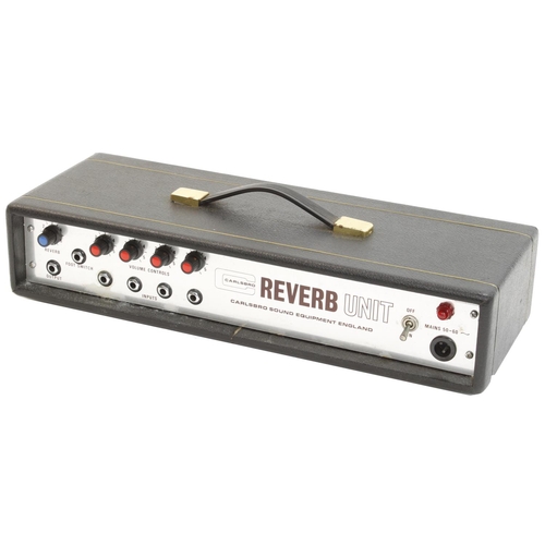 1224 - Michael Chapman - 1970s Carlsbro Reverb unit, made in England, with original cover*The Michael Chapm... 