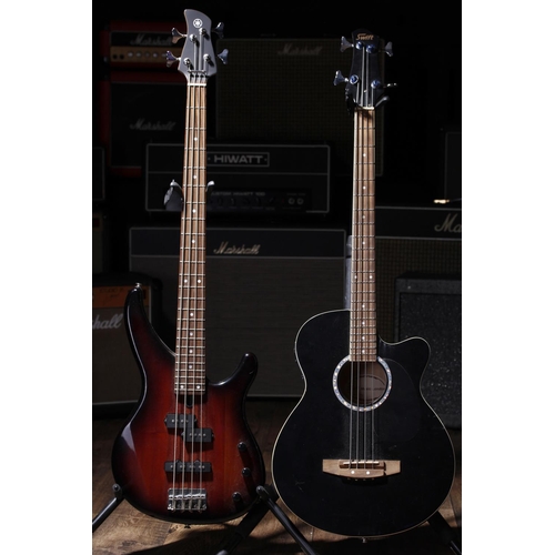 715 - Yamaha TRBX174 bass guitar; together with a Swift electro-acoustic bass guitar (2)