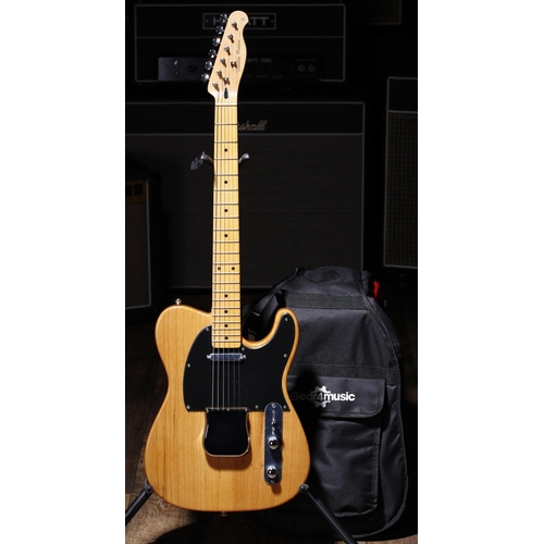 728 - Harley Benton VT Series TE-52 electric guitar; Body: natural finish; Neck: maple; Fretboard: maple; ... 