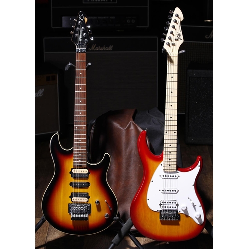 729 - Peavey HP Special electric guitar, sunburst finish, with soft bag; together with a Peavey Raptor Plu... 