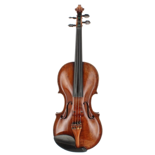 2435 - Interesting late 18th/early 19th century violin labelled Michael Boller Geigenmacher Mittenwald Man ... 