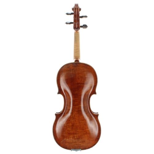 2435 - Interesting late 18th/early 19th century violin labelled Michael Boller Geigenmacher Mittenwald Man ... 